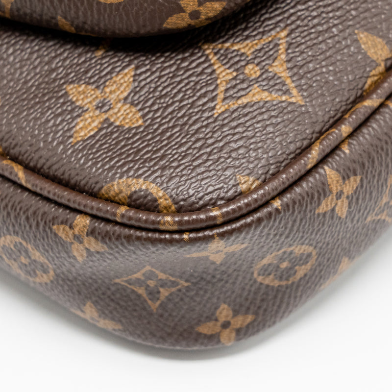 Louis Vuitton My Lv World Tour Multi Pochette Accessories Khaki Strap Monogram Canvas GHW