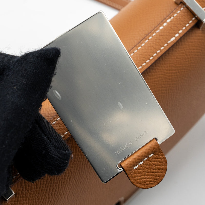 Hermes mini constance epsom gold SHW stamp U (New Version)