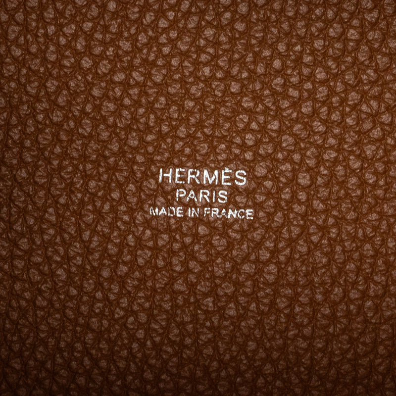 Hermes Picotin 18 Lock Bag Clemence Gold SHW Stamp U