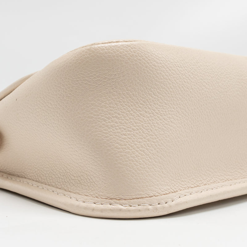 Louis Vuitton Buci Bag Epi Leather Quartz White SHW