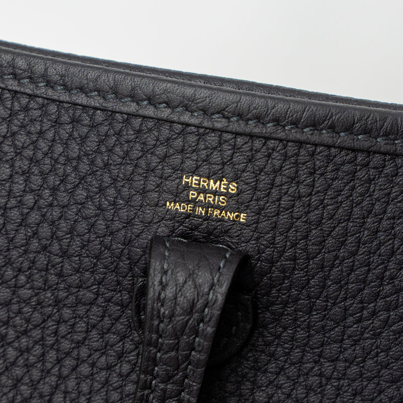 Hermes Mini Evelyne Clemence Caban GHW Stamp B