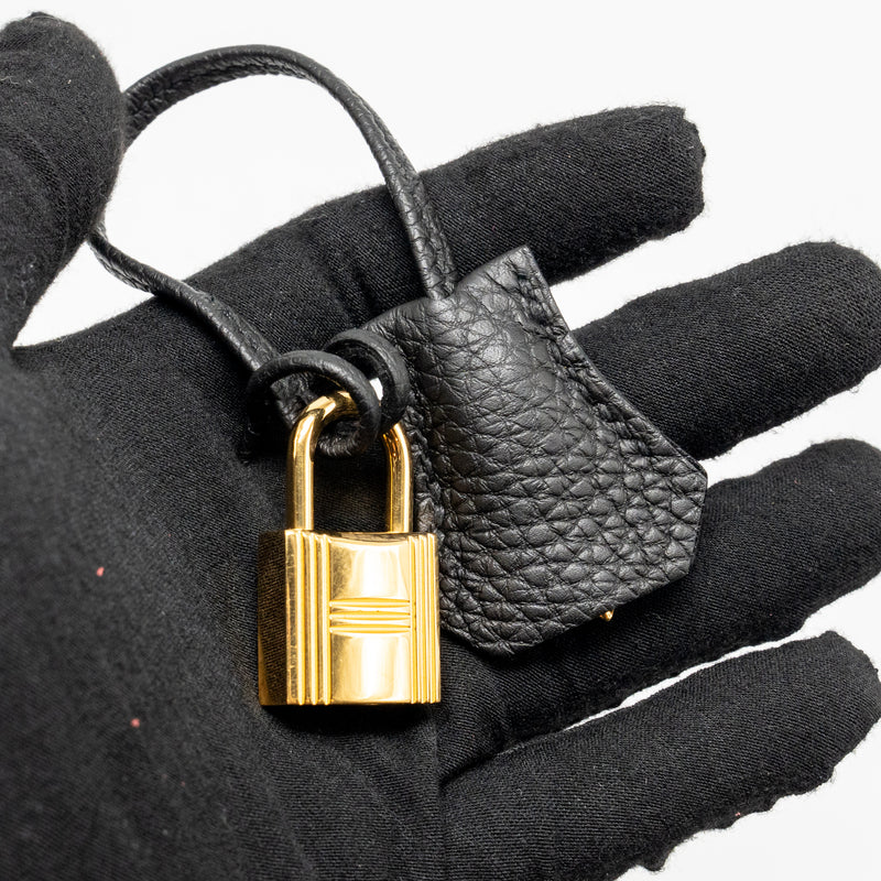 Hermes Kelly 28 Togo Black GHW Stamp X