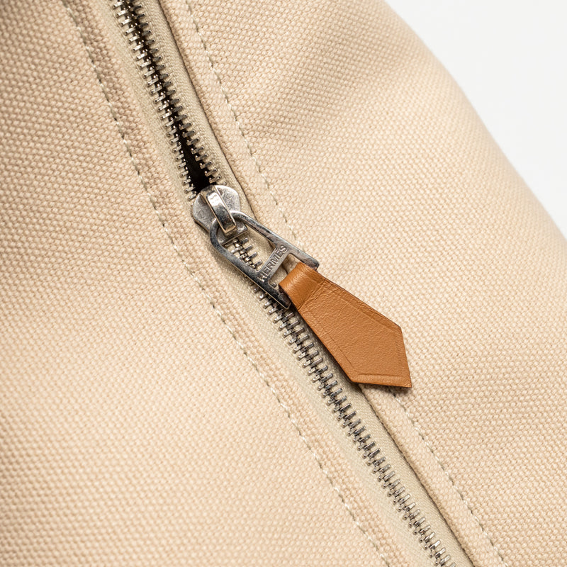 Hermes trousse de toilette bride a brac pm natural SHW