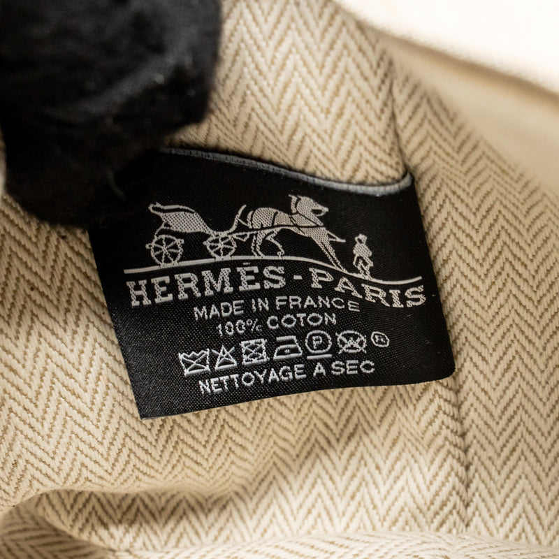 Hermes trousse de toilette bride a brac pm natural SHW