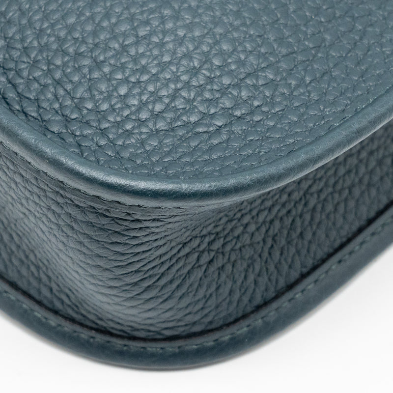Hermes Mini Evelyne Clemence Vert Cypres SHW Stamp U