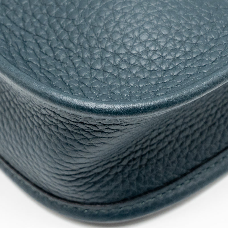 Hermes Mini Evelyne Clemence Vert Cypres SHW Stamp U