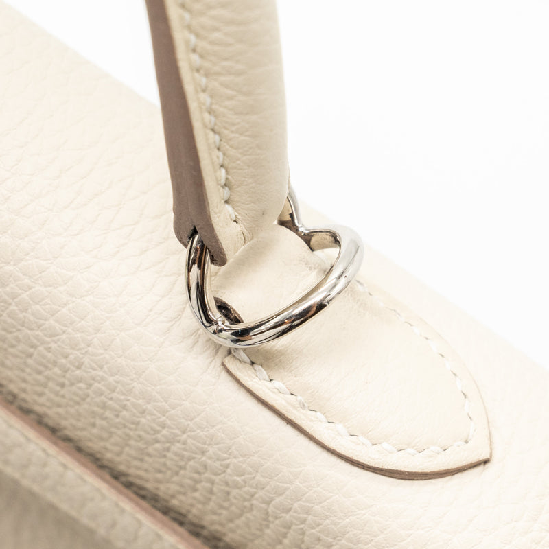Hermes kelly 25 togo Craie SHW stamp Z