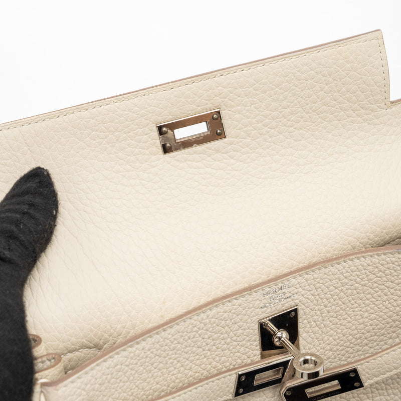 Hermes kelly 25 togo Craie SHW stamp Z