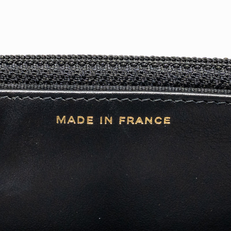 Chanel Boy Wallet on Chain Caviar Black GHW (Microchip)