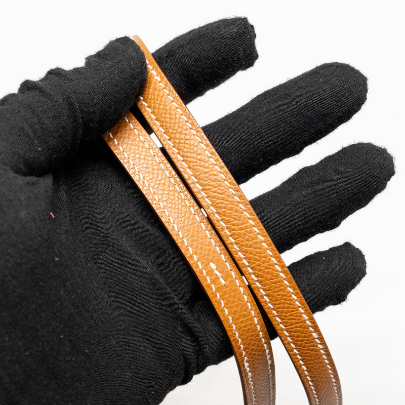Hermes mini constance epsom gold RGHW stamp K