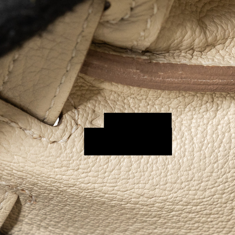Hermes kelly 25 togo Craie SHW stamp Z