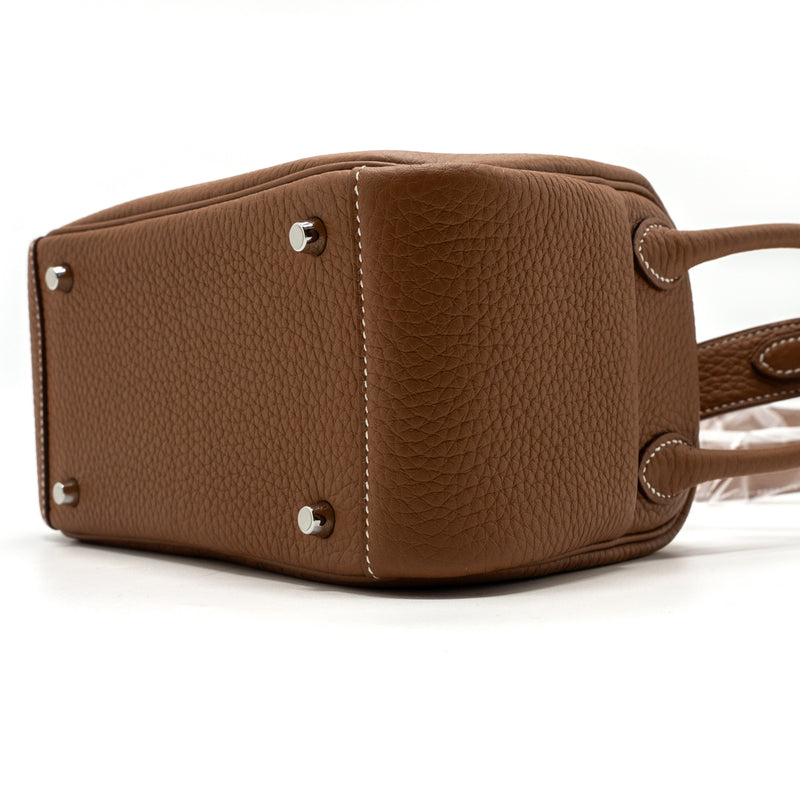Hermes Mini Lindy Clemence Gold SHW Stamp B