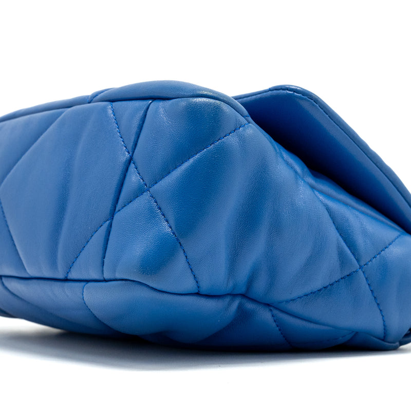 Chanel Small 19 Bag Lambskin Blue Multicolour Hardware (Microchip)