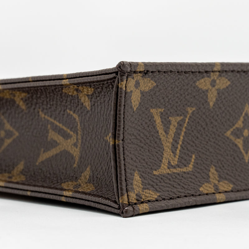 Louis Vuitton Petit Sac PLAT Monogram Canvas GHW