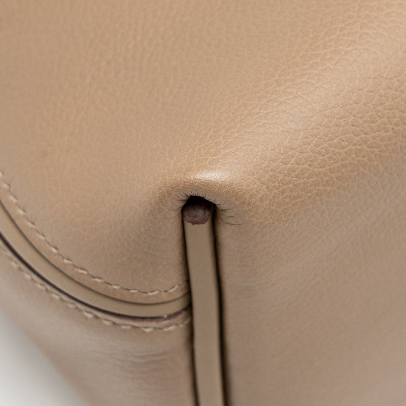 Hermes Mini 24/24 2424-21 Bag Evercolor Etoupe SHW Stamp B