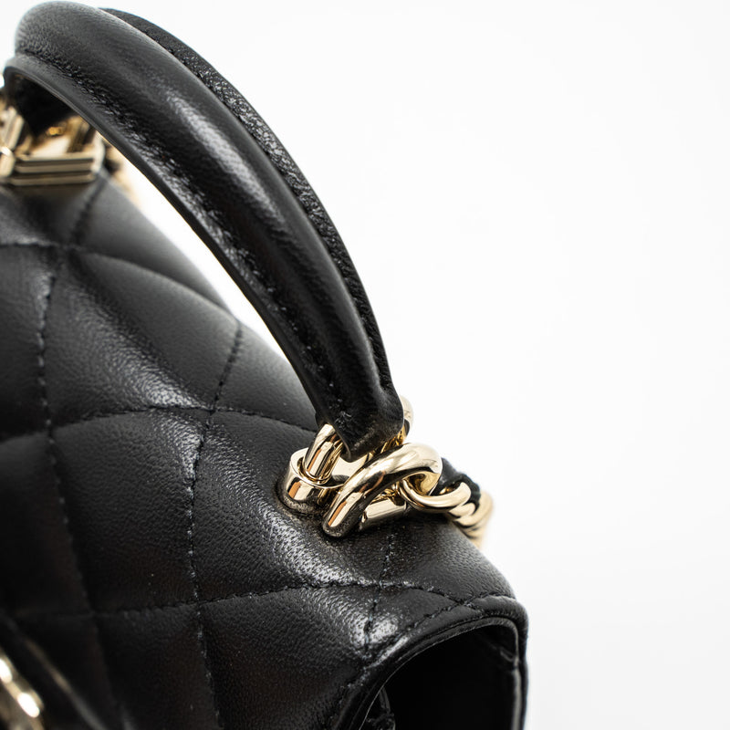 Chanel Small Trendy CC Flap Bag - Black Handle Bags, Handbags