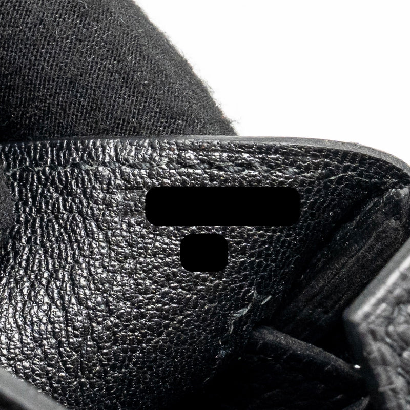 Hermes Birkin 25 Togo Black GHW Stamp Z