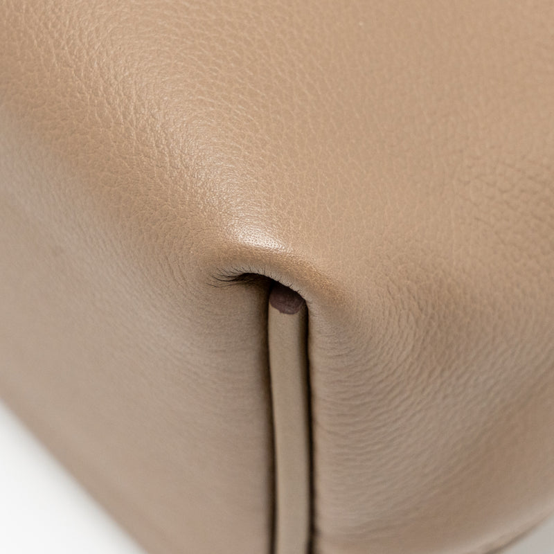 Hermes Mini 24/24 2424-21 Bag Evercolor Etoupe SHW Stamp B
