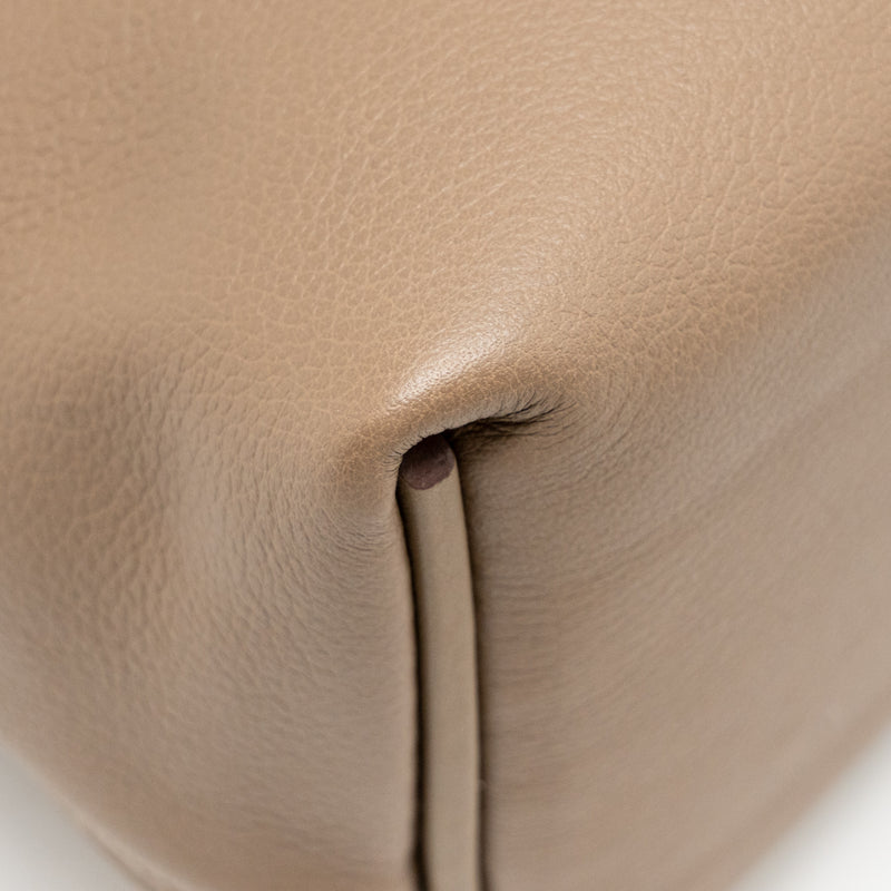 Hermes Mini 24/24 2424-21 Bag Evercolor Etoupe SHW Stamp B