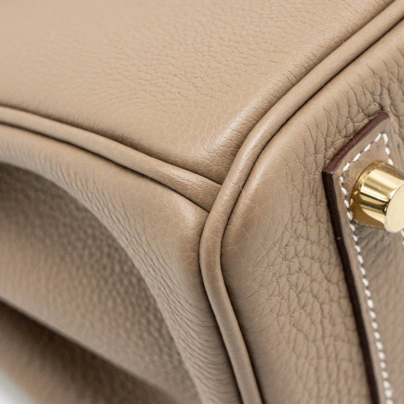 Hermes Birkin 25 Togo Etoupe GHW Stamp B