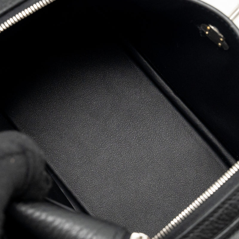 Hermes Mini Lindy II Clemence Black SHW Stamp K