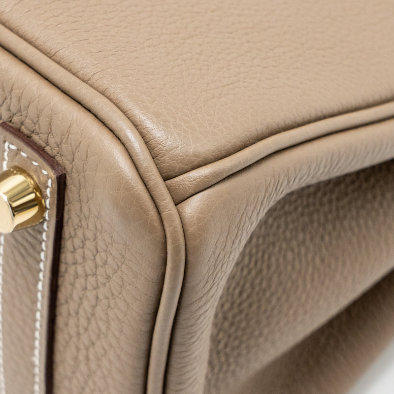 Hermes Birkin 25 Togo Etoupe GHW Stamp B