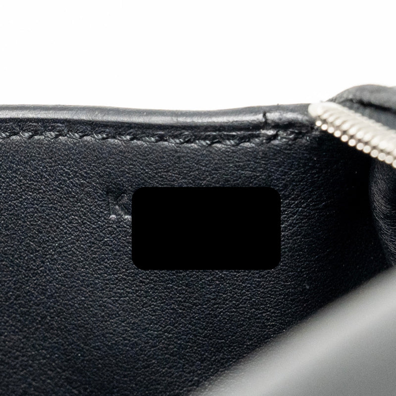 Hermes Mini Lindy II Clemence Black SHW Stamp K