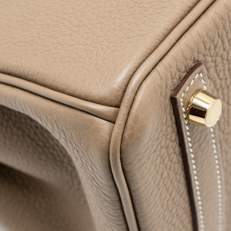 Hermes Birkin 25 Togo Etoupe GHW Stamp B
