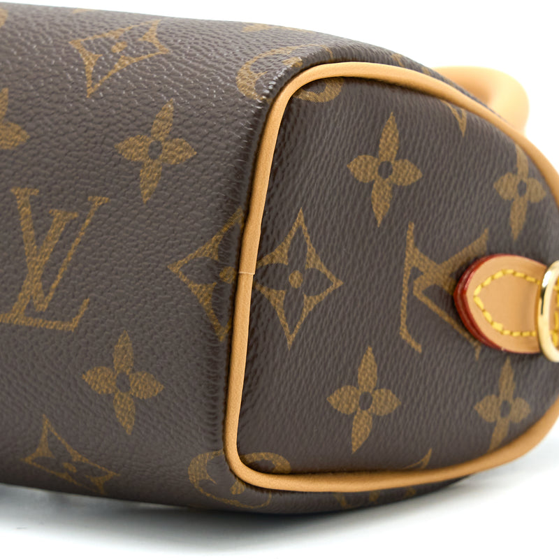 Louis Vuitton Nano Speedy Monogram Canvas GHW (New Version)