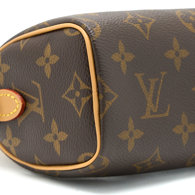 Louis Vuitton Nano Speedy Monogram Canvas GHW (New Version)