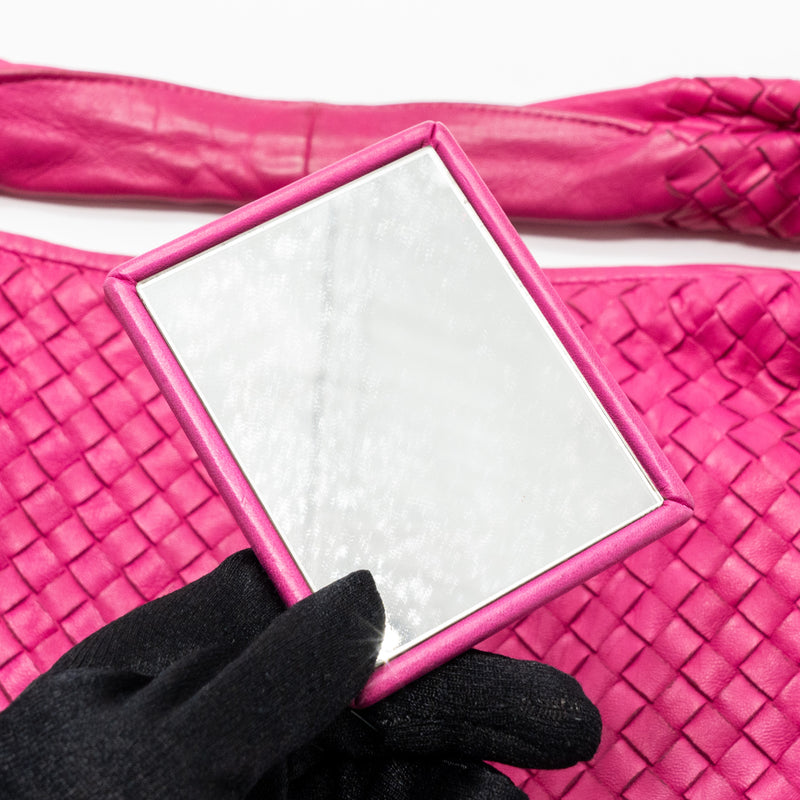 Bottega veneta intrecciato large shoulder bag Nappa pink SHW