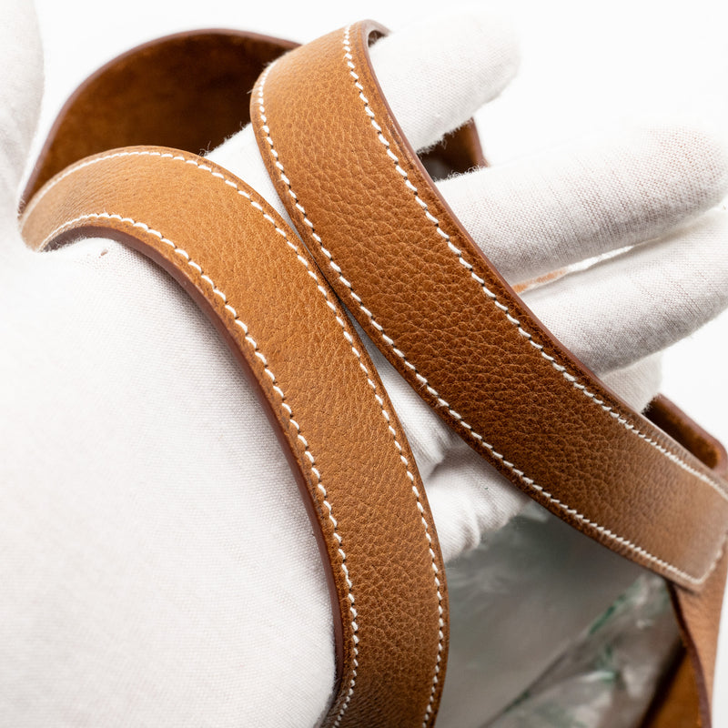Hermes Picotin 18 Barenia Faubourg Gold SHW Stamp B