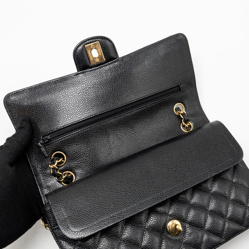 Chanel Medium Classic Double Flap Bag Caviar Black GHW
