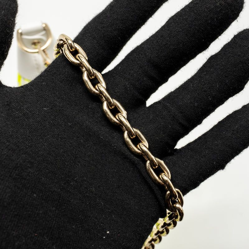 Louis Vuitton Loop PM Half-Moon Baguette Jacquard Monogram Yellow/White GHW