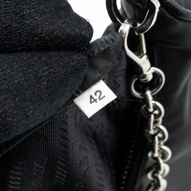 Prada re-edition 2005 re-nylon bag black SHW
