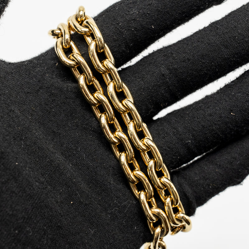 Louis Vuitton ivy wallet on chain monogram dune canvas beige/cream GHW