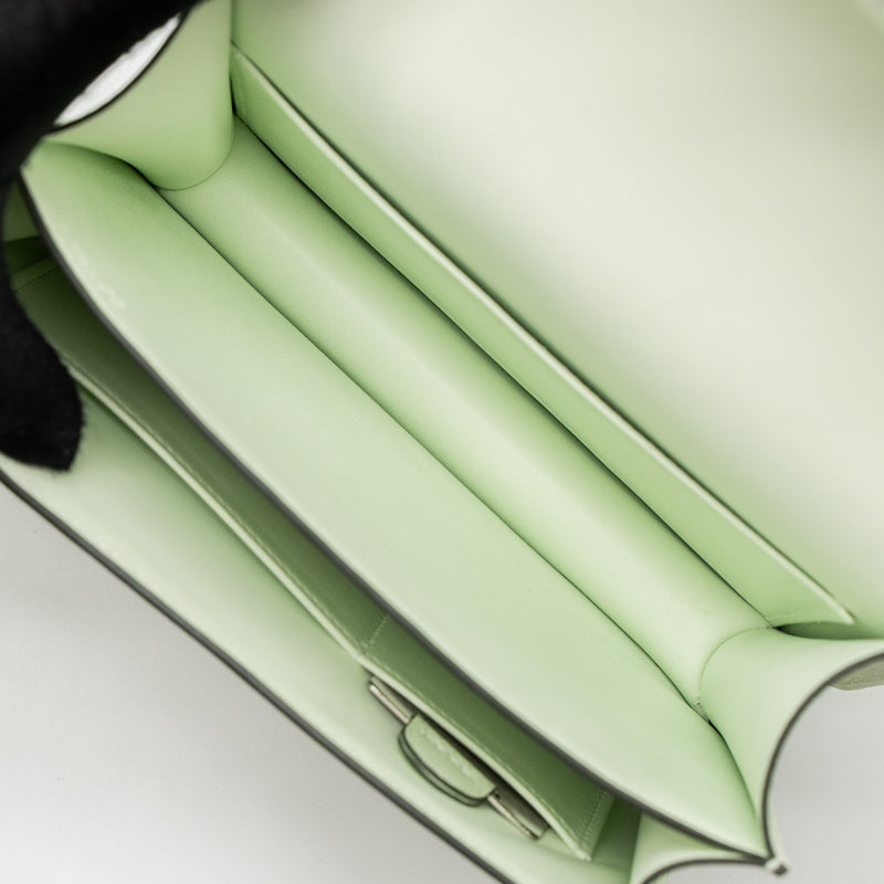 Hermes Mini Constance Epsom Vert Fizz SHW Stamp U (New Version)