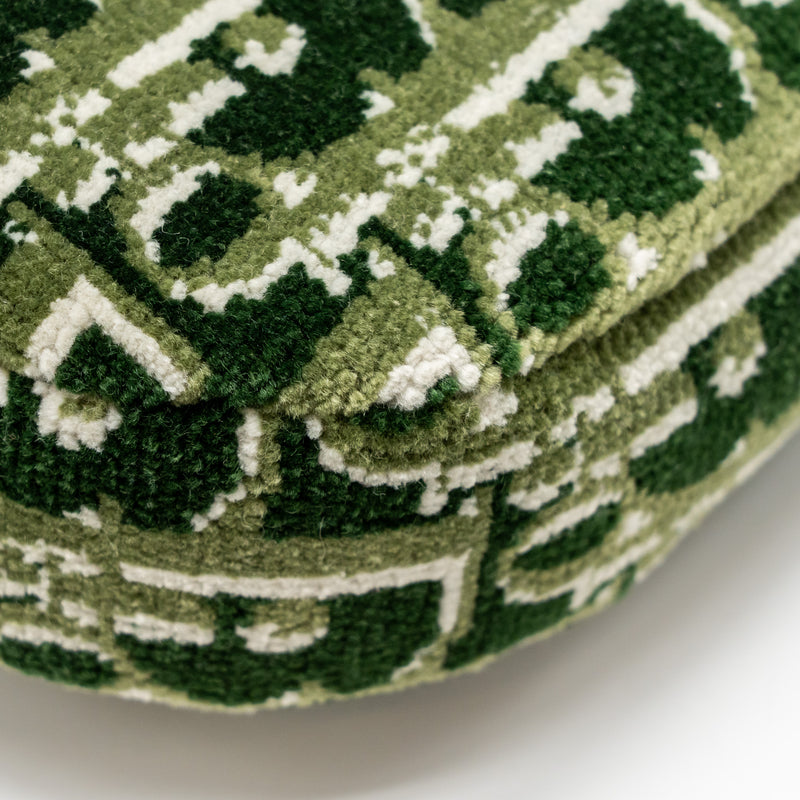Dior men’s saddle bag fabric dior oblique green SHW