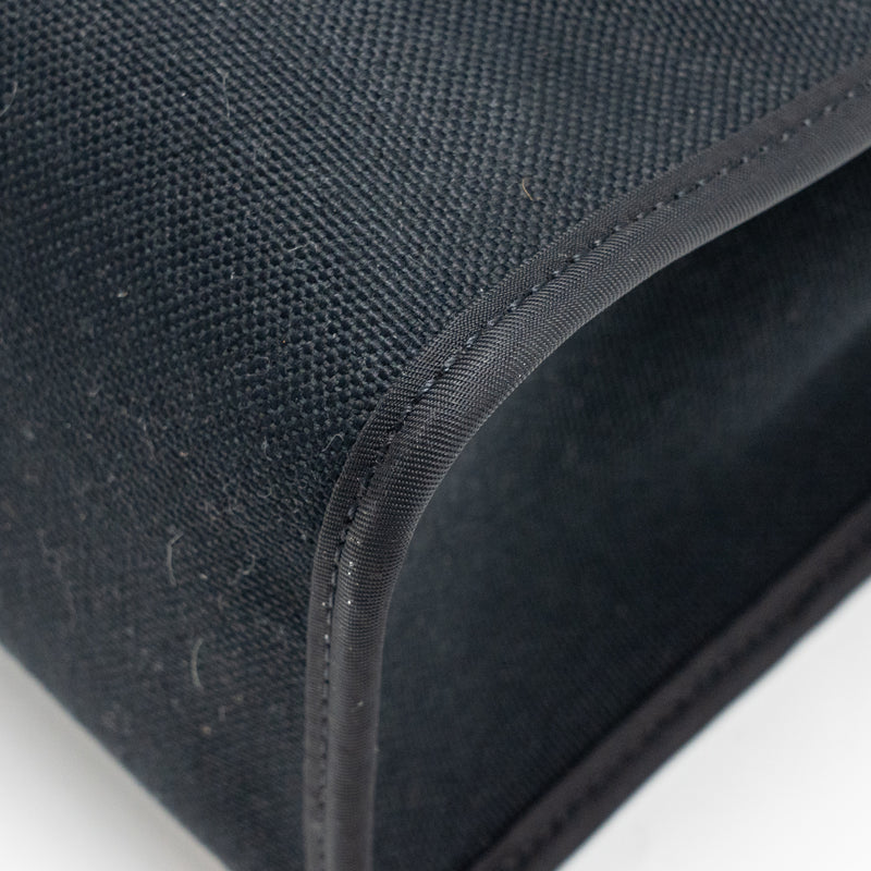 Hermes Herbag 31 zip bag canvas/ hunter leather black SHW stamp Y