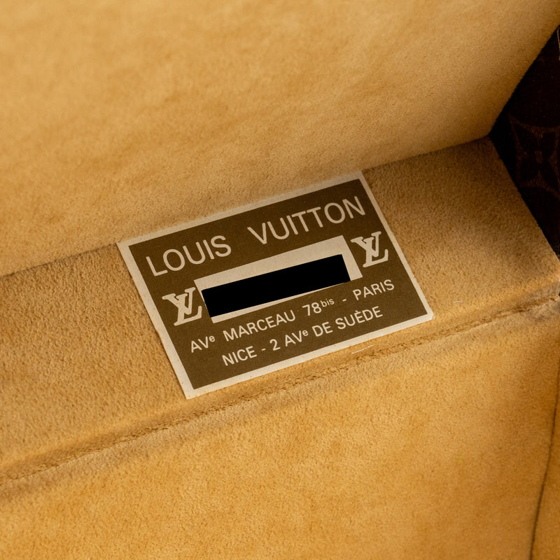 Louis Vuitton Vintage Monogram Tabor 35 Train Case GHW