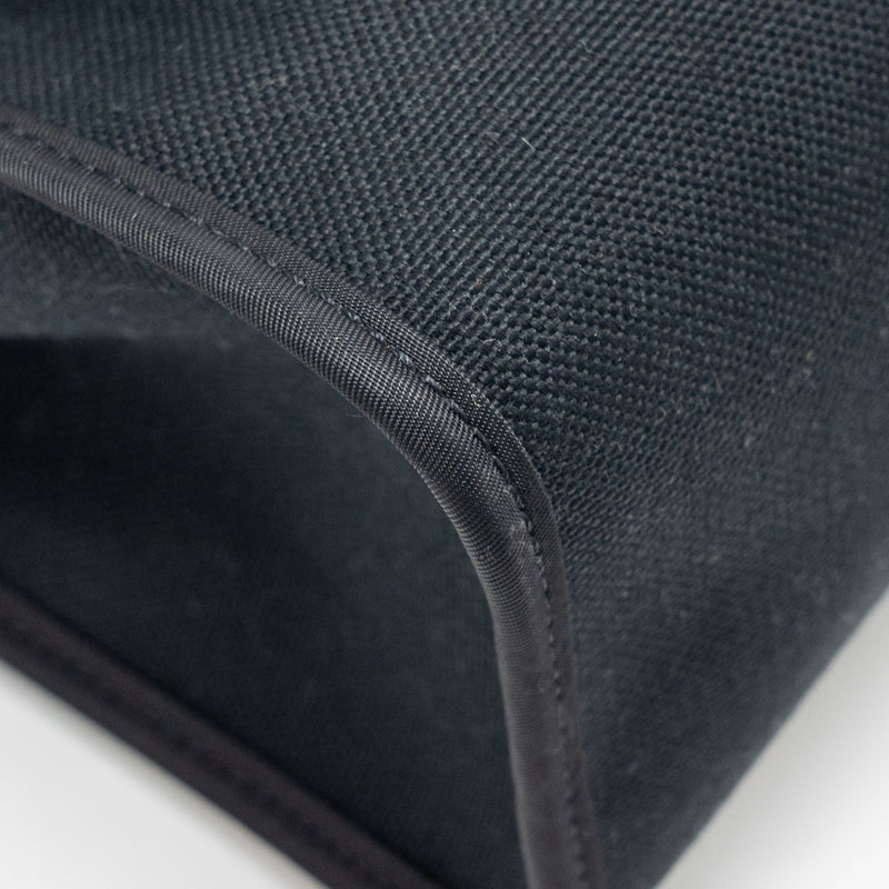 Hermes Herbag 31 zip bag canvas/ hunter leather black SHW stamp Y