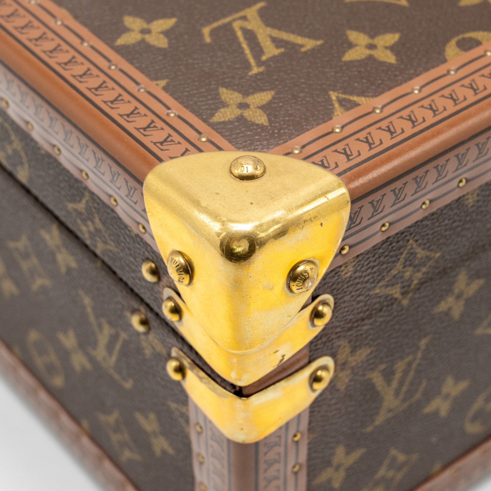Louis Vuitton Vintage Monogram Tabor 35 Train Case GHW