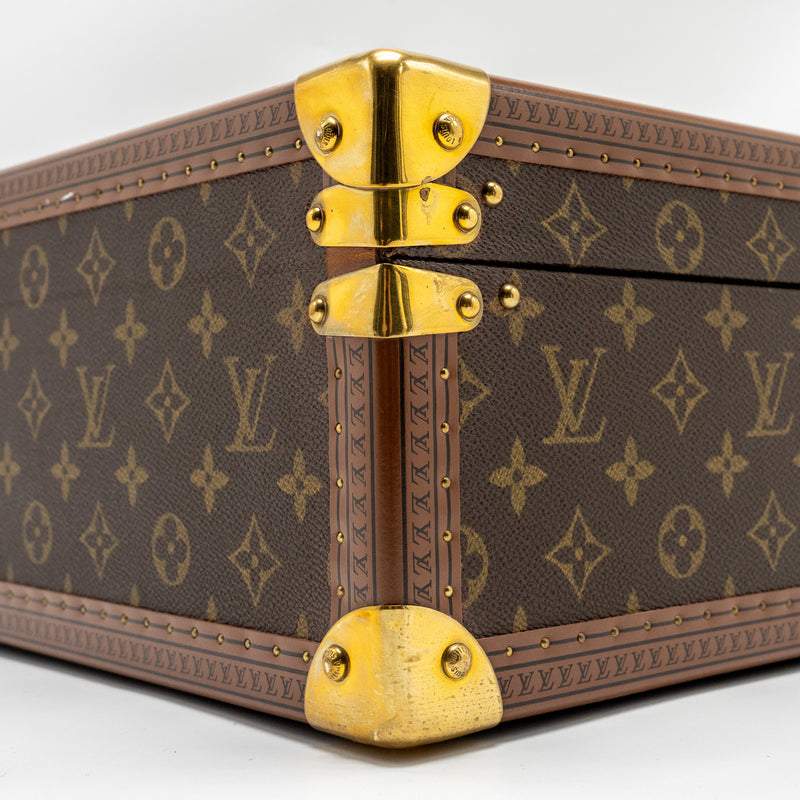 Louis Vuitton Vintage Monogram Tabor 35 Train Case GHW
