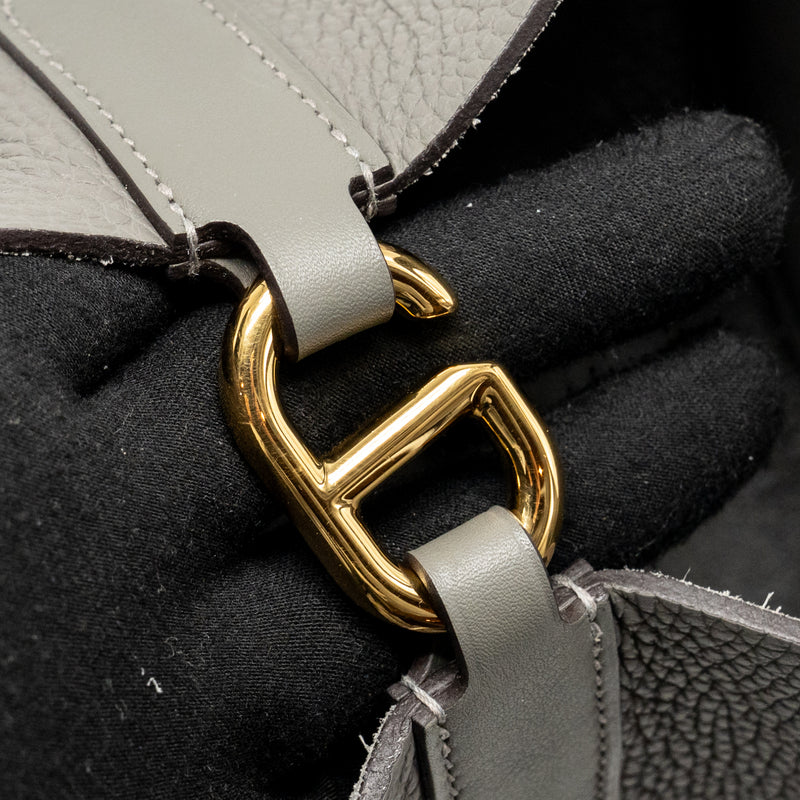 Hermes in-the-loop 23 Clemence Gris Meyer GHW Stamp U