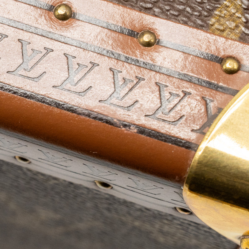 Louis Vuitton Vintage Monogram Tabor 35 Train Case GHW