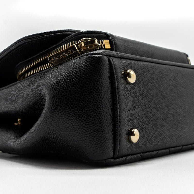 Chanel small business affinity caviar black LGHW (microchip)