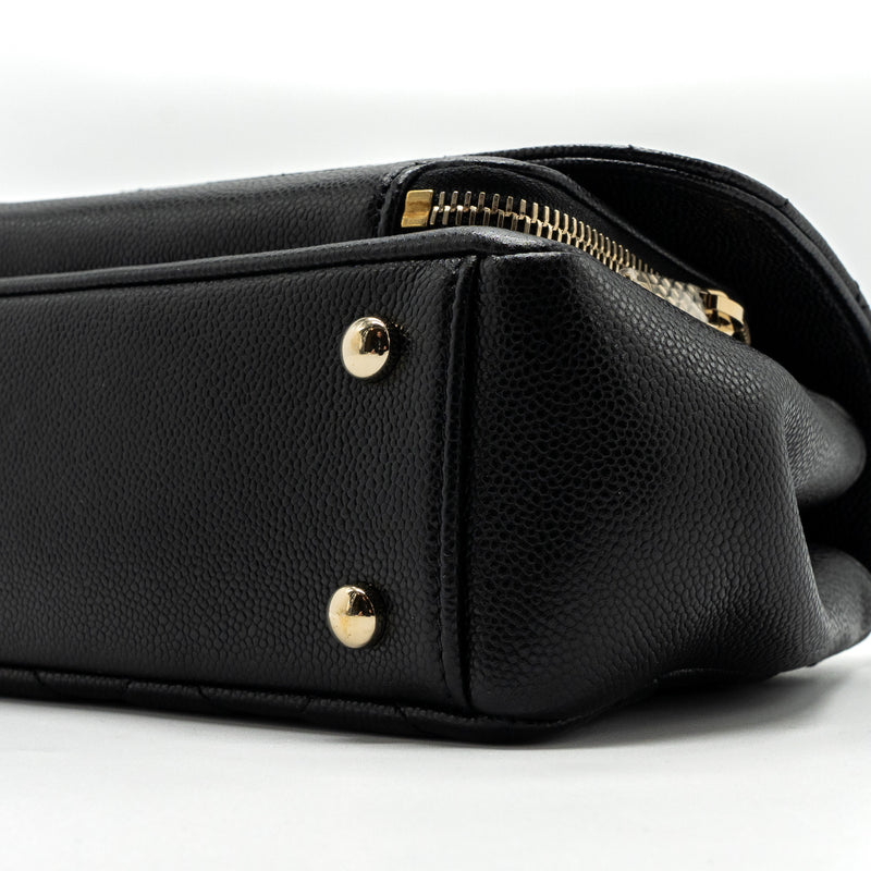 Chanel small business affinity caviar black LGHW (microchip)