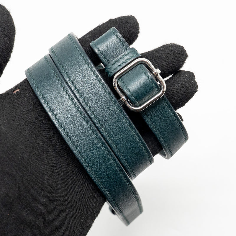 Hermes In-the-loop Swift 6O Vert Cypres SHW Stamp Z