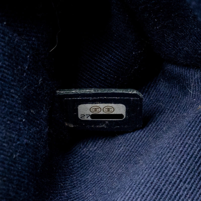 Chanel Small Coco Handle Caviar Navy GHW