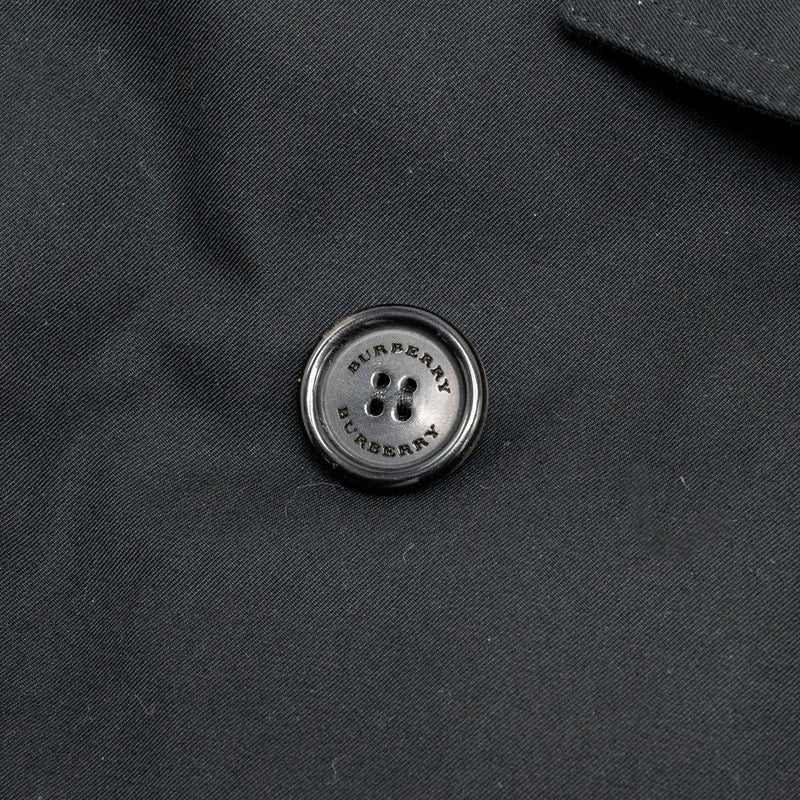Burberry size UK8 kensington long trench coat black